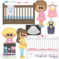 Mommy To Be SVG Cutting Files Includes Clipart