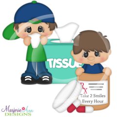 Get Well Soon-Boy SVG Cutting Files