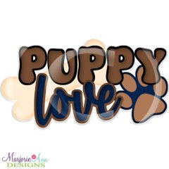 Puppy Love Title SVG Cutting Files