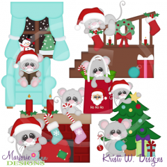 Night Before Christmas SVG Cutting Files Includes Clipart