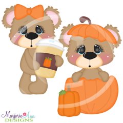 Charlie & JoJo Fall Sweets 2 SVG Cutting Files + Clipart