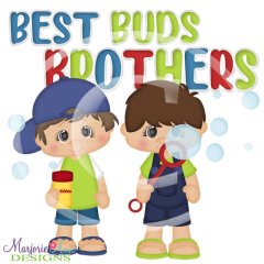 Brothers Best Buds SVG Cutting Files + Clipart