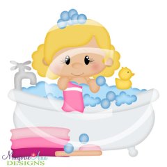 Girl Taking A Bath SVG Cutting Files Girl Taking A Bath SVG Cutting Files
