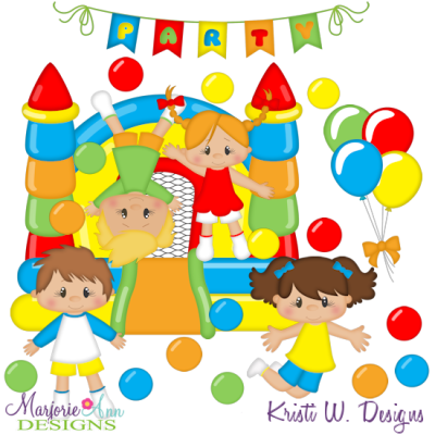 Download Bounce House Party Svg Cutting Files Includes Clipart 3 25 Marjorie Ann Designs Svg Cutting Files Scrapbooking Shop