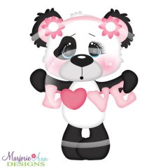 Panda Love-Girl SVG Cutting Files