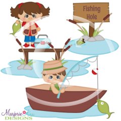 A Day At The Fishing Hole SVG Cutting Files A Day At The Fishing Hole SVG Cutting Files