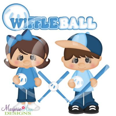 Wiffle Ball SVG Cutting Files + Clipart