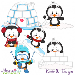 Winter Friends SVG Cutting Files Includes Clipart