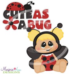 Cute As A Bug Baby SVG Cutting Files