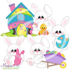 Here Comes The Easter Bunny 2 SVG Cutting Files