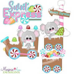 All Aboard Sweet Express SVG Cutting Files