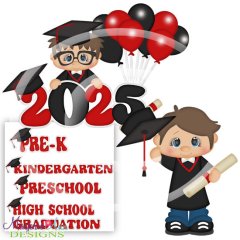 Graduation 2025-Boy SVG Cutting Files