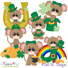 Lucky Me-Mice SVG Cutting Files Includes Clipart