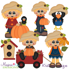 Happy Fall SVG Cutting Files Includes Clipart