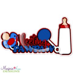 Meeting Pawpaw Title SVG Cutting Files
