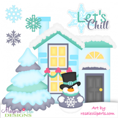 Let's Chill Exclusive SVG Cutting Files Includes Clipart