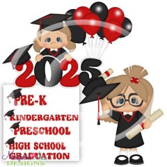 Graduation 2025-Girl SVG Cutting Files