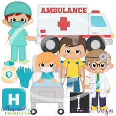 Hospital Stay SVG Cutting Files Includes Clipart