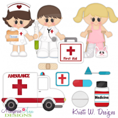 When I Grow Up~Medical Cutting Files-Includes Clipart