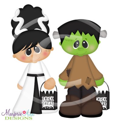 Spooky Village Costume Kids 3 SVG Cutting Files + Clipart