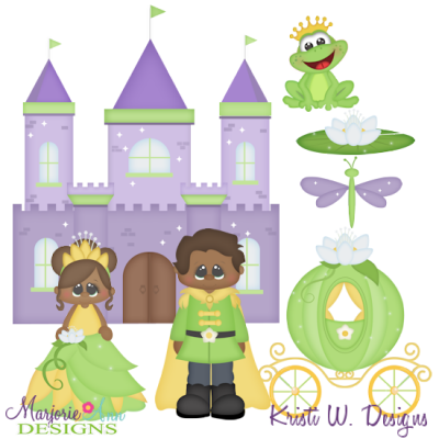 Download A Princess And Her Frog Exclusive Svg Cutting Files Clipart 3 25 Marjorie Ann Designs Svg Cutting Files Scrapbooking Shop