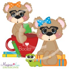 Jojo Bear-I Love Books SVG Cutting Files