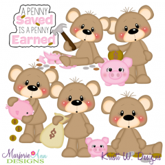 Franklin-A Penny Saved SVG Cutting Files Includes Clipart