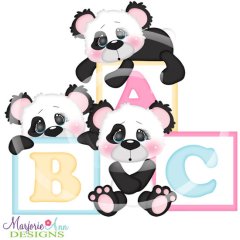 ABC Pandas SVG Cutting Files