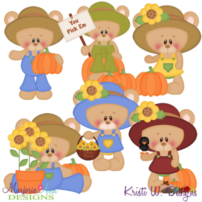 Marshmallow & Honey Love Fall SVG Cutting Files Includes Clipart