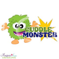 Cuddle Monster Title SVG Cutting Files Cuddle Monster Title SVG Cutting Files