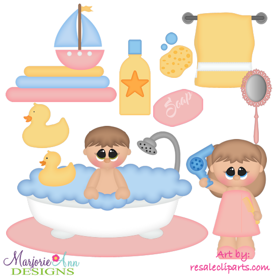 Bathtime Exclusive SVG Cutting Files + Clipart - Click Image to Close