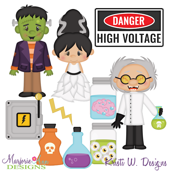Frankenstein SVG Cutting Files + Clipart - Click Image to Close