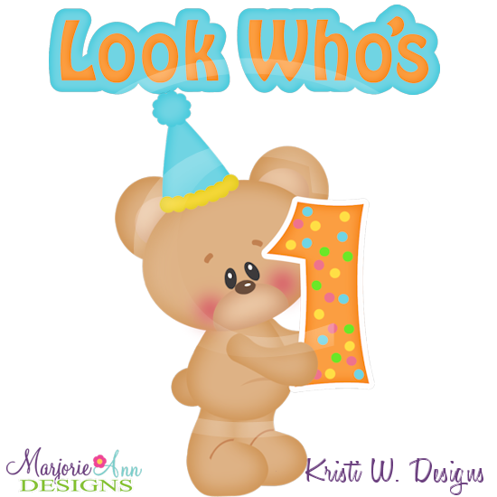 Look Who's One SVG Cutting Files-Includes Clipart - Click Image to Close