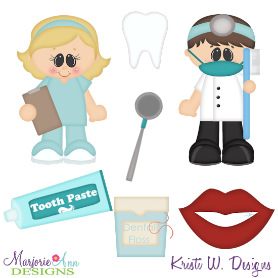 When I Grow Up~Dentist Cutting Files-Includes Clipart - Click Image to Close