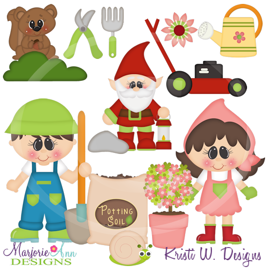 When I Grow Up~Gardner SVG Cutting Files+Clipart - Click Image to Close