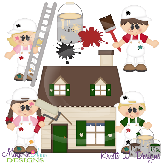 When I Grow Up~Painter SVG Cutting Files+Clipart - Click Image to Close